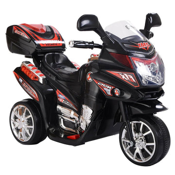 Kids 1.86 MPH 3 Wheel Battery Powered Ride On Motorcycle